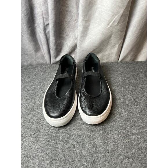Seychelles Women's Moon Child Leather Black Sneaker Sz 7 - Picture 2 of 7